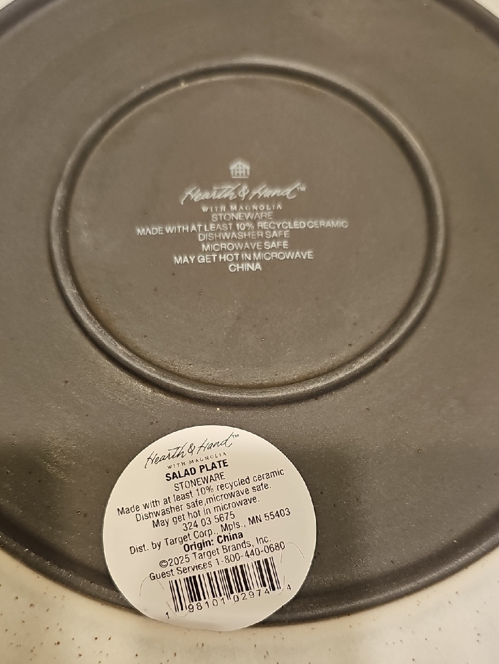 Hearth & Hand With Magnolia 4pc. 8.5" Scalloped Edge Stoneware Salad Plates - Picture 9 of 9